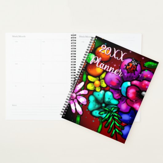 Graffiti Graffiti Art Flower Flowers Planner (Display)