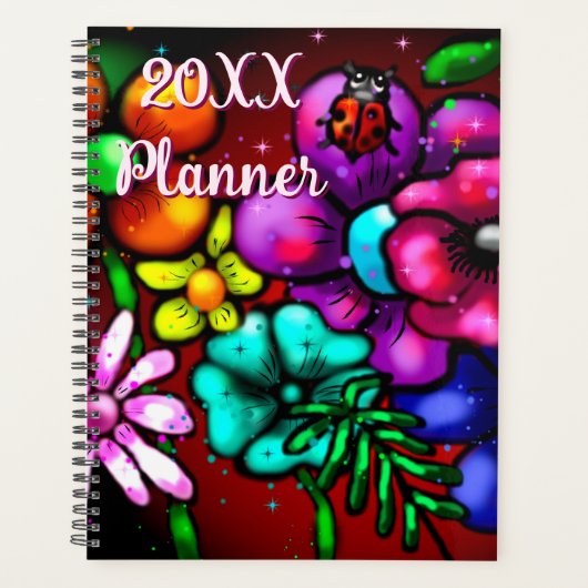 Graffiti Graffiti Art Flower Flowers Planner (Voorkant)