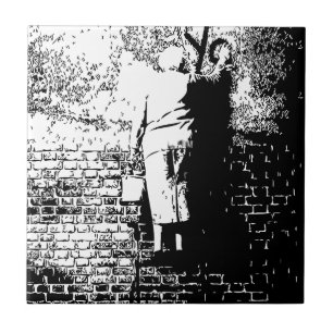 Graffiti Grandma Tegeltje