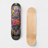 Graffiti Grind Deck Edition 1 Persoonlijk Skateboard (Voorkant)