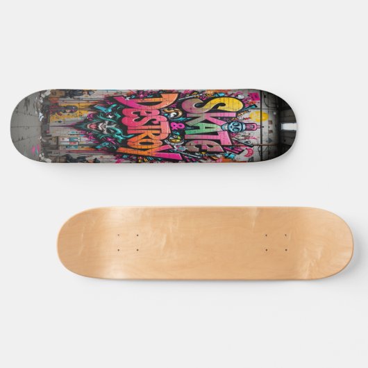 Graffiti Grind Deck Edition 1 Persoonlijk Skateboard (Horizontaal)