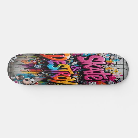 Graffiti Grind Deck Edition 3 Persoonlijk Skateboard (Horizontaal)