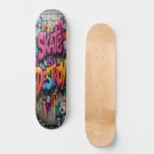 Graffiti Grind Deck Edition 3 Persoonlijk Skateboard (Voorkant)