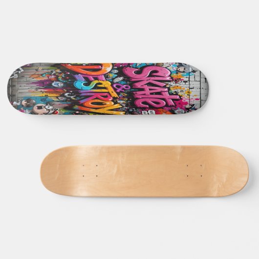 Graffiti Grind Deck Edition 3 Persoonlijk Skateboard (Horizontaal)