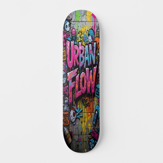 Graffiti Grind Deck Edition 4 Persoonlijk Skateboard (Voorkant)