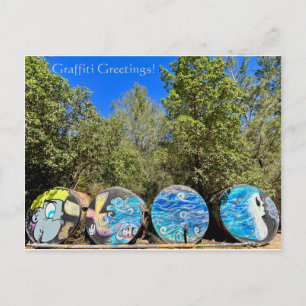 Graffiti Groeten! Briefkaart