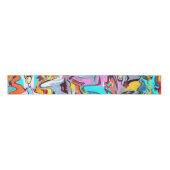 Graffiti Grosgrain Lint (Voorkant)