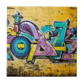 Graffiti, Grundarfjordur, IJsland Tegeltje (Voorkant)