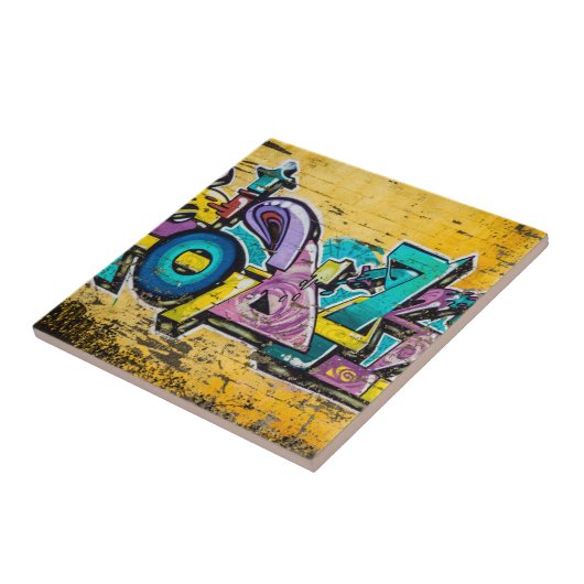 Graffiti, Grundarfjordur, IJsland Tegeltje (Zijkant)