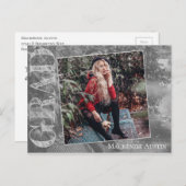 Graffiti Grunge Afstudeerder | Afstuderen Foto bed Briefkaart (Voorkant / Achterkant)