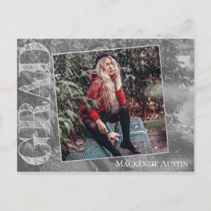 Graffiti Grunge Afstudeerder   Afstuderen Foto bed Briefkaart