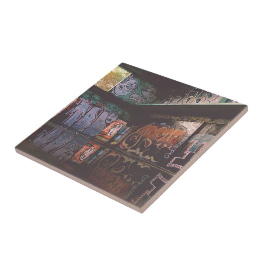 Graffiti Grunge Design Tegeltje (Zijkant)