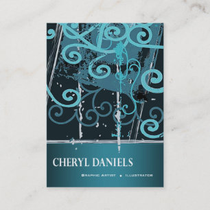 Graffiti Grunge Graphic Artist Illustrator Visitekaartje