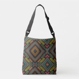 Graffiti Grunge Kleurrijk Patroon Crossbody Tas
