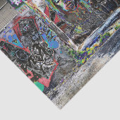 Graffiti Grunge Kleurrijke Straatmuur Kunst Tissuepapier (Detail)