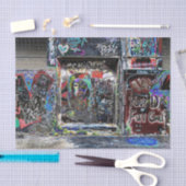 Graffiti Grunge Kleurrijke Straatmuur Kunst Tissuepapier (Craft)