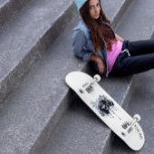 Graffiti grunge Skateboard met naam voor tiener