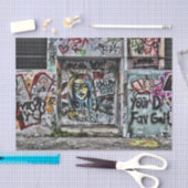 Graffiti Grunge Stedelijke Straatmuur Kunst Tissuepapier (Craft)