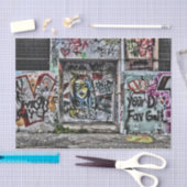 Graffiti Grunge Urban Street Wall Art Tissuepapier (Craft)