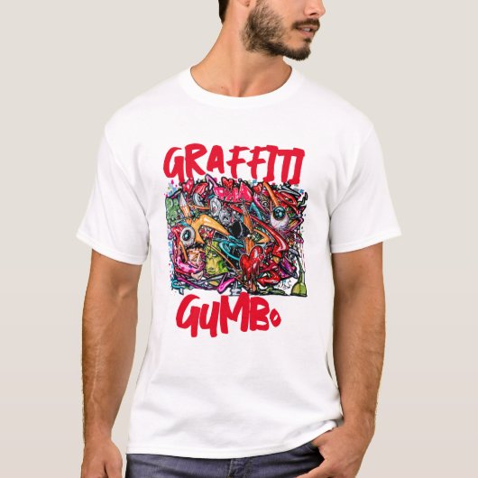 Graffiti Gumbo T-shirt (Voorkant)