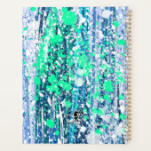 Graffiti Hart Blauw en Groen  Planner (Achterkant)