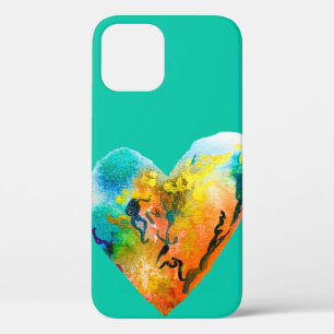Graffiti hart waterverf kunst Case-Mate iPhone case