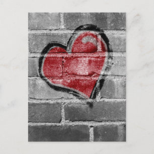 Graffiti Heart Briefkaart