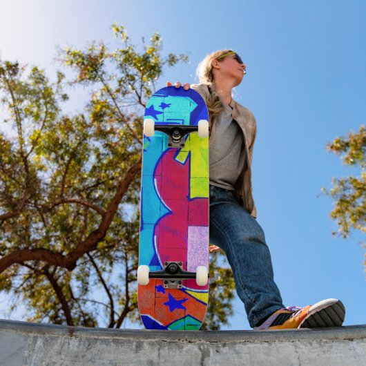 Graffiti Heart Persoonlijk Skateboard (Buiten 1)