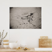 Graffiti Heart Poster (Keuken)