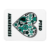 Graffiti Heart....PTSD Magneet (Horizontaal)