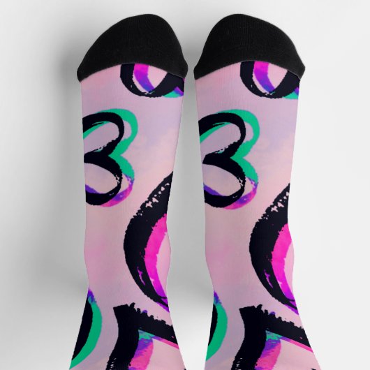 Graffiti Hearts Sokken (Top)