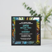 Graffiti Highway verjaardagsuitnodiging Kaart (Staand voorkant)