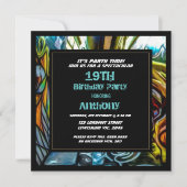 Graffiti Highway verjaardagsuitnodiging Kaart (Voorkant)