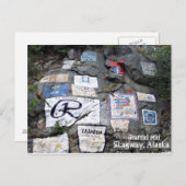 Graffiti Hill in Skagway, Alaska Briefkaart (Voorkant / Achterkant)
