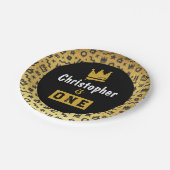 Graffiti Hip Hop Labels Black en Gold Rap Doodles Papieren Bordje (Gekanteld)