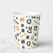 Graffiti Hip Hop Labels Black en Gold Rap Papieren Bekers (Achterkant)
