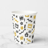 Graffiti Hip Hop Labels Black en Gold Rap Papieren Bekers (Rechts)