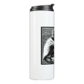 Graffiti Hip Hop Platenspeler Thermosbeker (Gedraaid links)