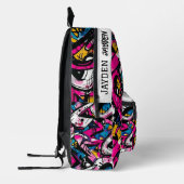 Graffiti hiphop patroon bedrukte rugzak (Links)