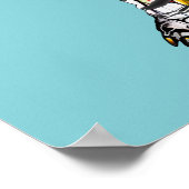 Graffiti-hond Poster (Hoek)