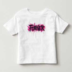 Graffiti Hot Pink "VOOR ALTIJD" Kinder Shirts