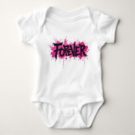 Graffiti Hot Pink "VOOR ALTIJD" Romper