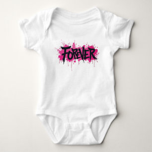 Graffiti Hot Pink "VOOR ALTIJD" Romper