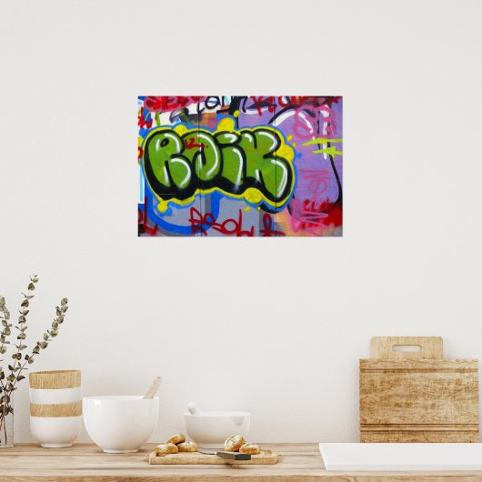 Graffiti III poster (Keuken)