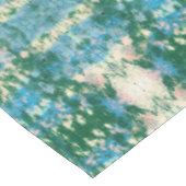 Graffiti Ikat | Blauw Aqua Green Tafelkleed (Gekanteld)