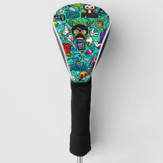 Graffiti-illustratie Golfheadcover