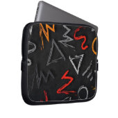 Graffiti-illustratie Laptop Sleeve (Voorkant Rechts)