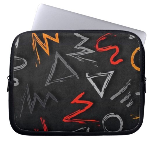 Graffiti-illustratie Laptop Sleeve (Voorkant)