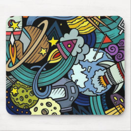 Graffiti-illustratie Muismat