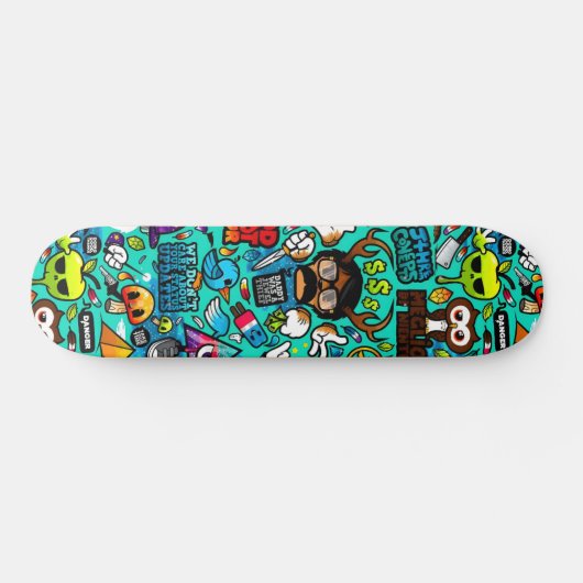 Graffiti illustratie Skateboard (Horizontaal)